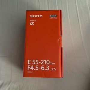 Sony E-Mount 55-210mm F4.5-6.3oss